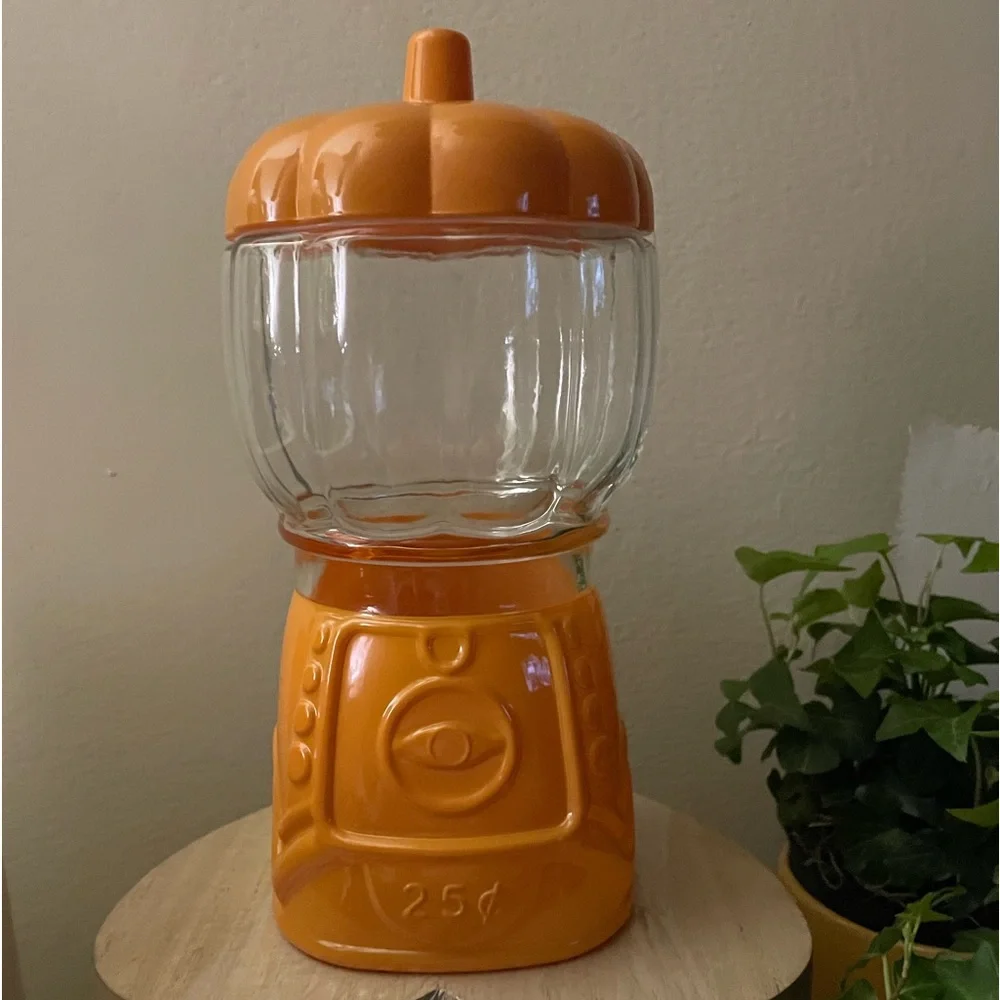 Target Pumpkin Gumball Machine with Eyeballs.